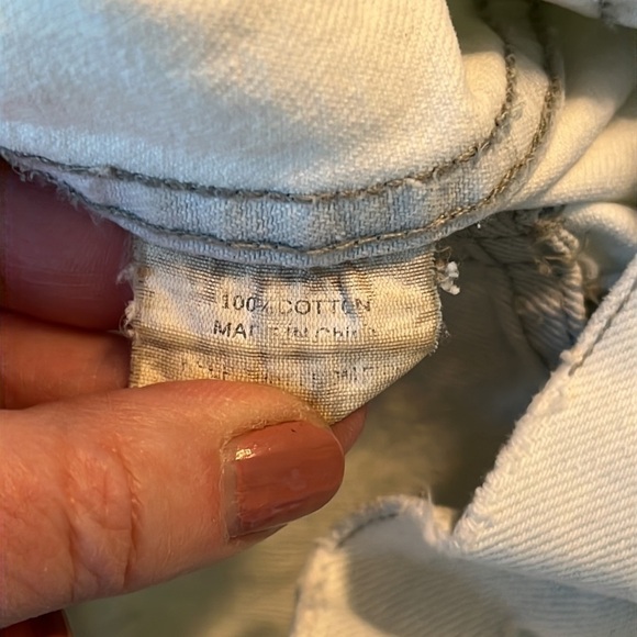 CARMAR destroyed cropped Jean Jacket, tagged M fits like XS - Picture 10 of 11